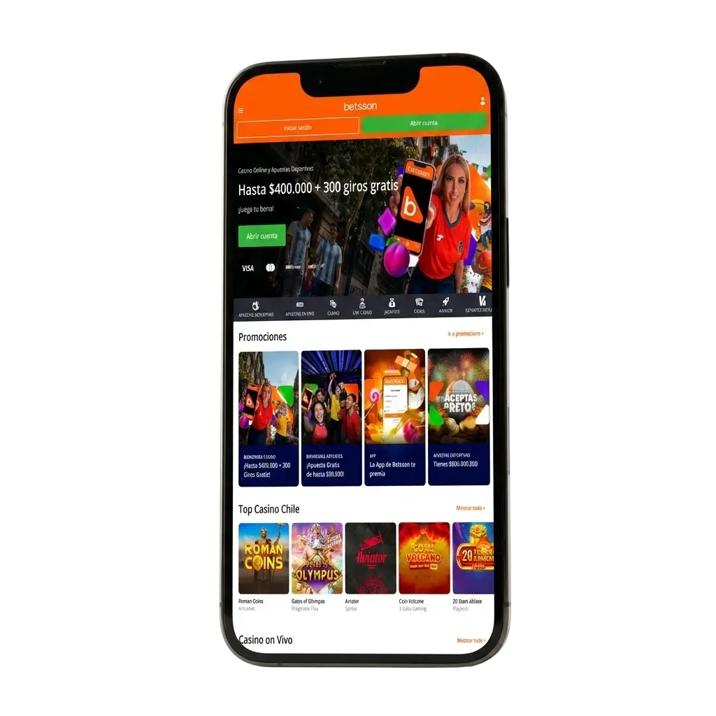 Descarga la App Oficial de Betsson para Android e iOS